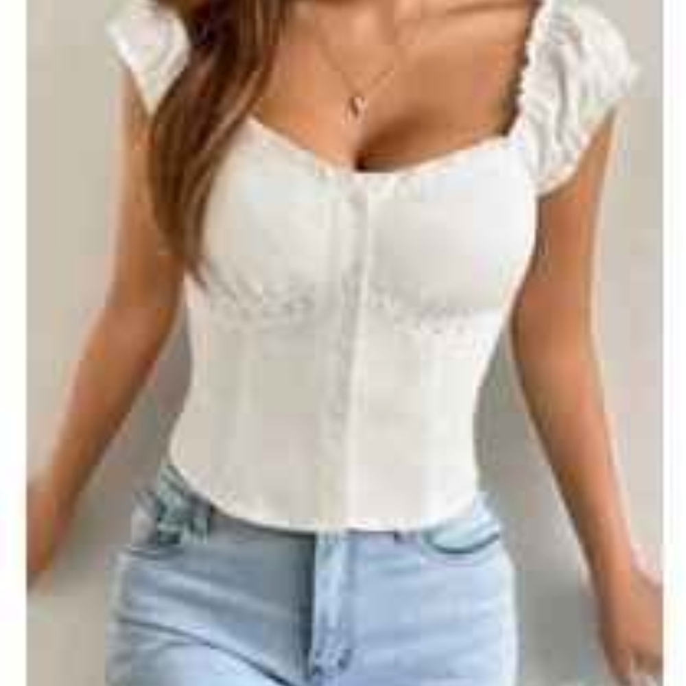 Women's Apricot Fitted Blouse